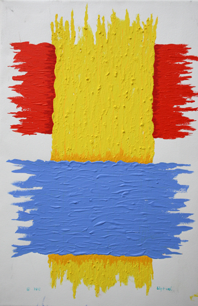 Red, Yellow and Blue Strokes
